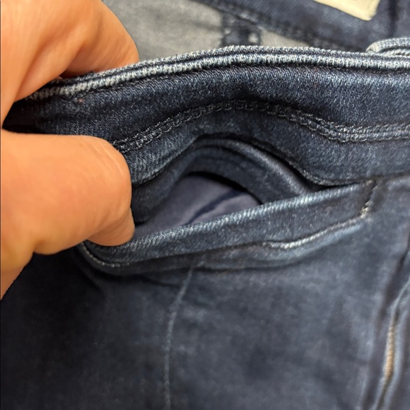 Pilcro and the Letterpress Anthropologie Dark Blue Skinny Jeans - Picture 6 of 8